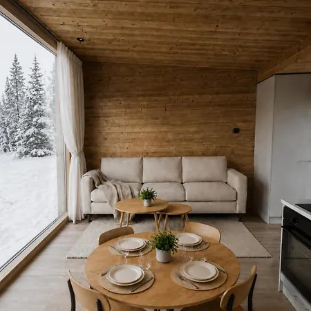 شقة Aurora Log 2a With Sauna, Wifi And Free Parking